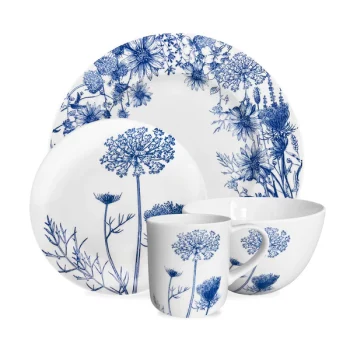Caskata Summer Blues 4-Piece Place Setting