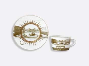 Bernardaud Versailles Enchante Tea Cup and Saucer 5 oz