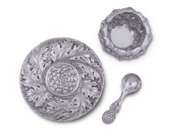 Arthur Court Artichoke Condiment 3 Piece Set - Image 3