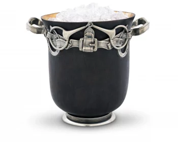 Vagabond House Equestrian Bronze Ice Bucket