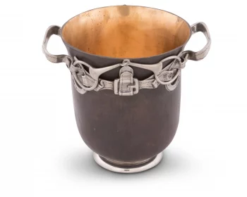 Vagabond House Equestrian Bronze Ice Bucket - Image 2
