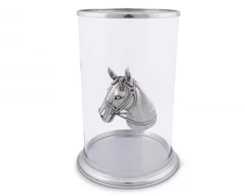 Vagabond House Large Horse Head Pillar Candle Holder