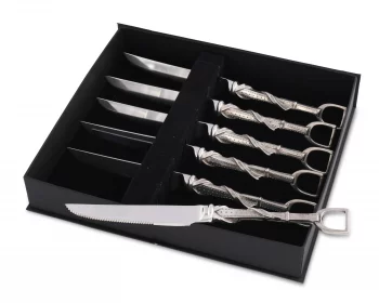 Vagabond House Stirrup Steak Knife Set