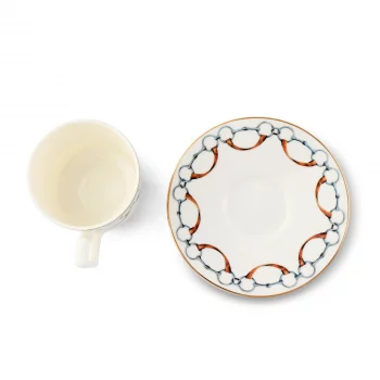 Vagabond House Wellington Bit Pattern Cup and Saucer 8 oz. - Image 2