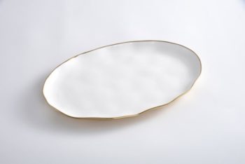 Pampa Bay Moonlight Oval Platter 16 × 10.75