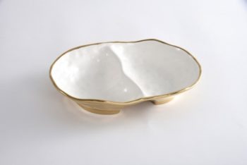 Pampa Bay Moonlight Two Section Bowl 13.25 × 9.25 × 2.25 in