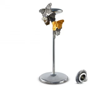 Vagabond House BUTTERFLY CANDLESTICK TAPER / TEA LIGHT  11.5"H - Image 3