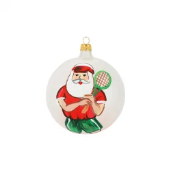 Vietri Old St. Nick Tennis Ornament