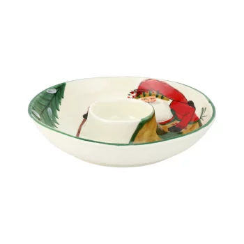 Vietri Old St. Nick Chip and Dip - Image 2
