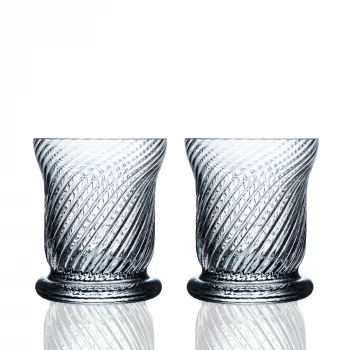 Caskata Quinn Clear Votive Holders - Set of 2