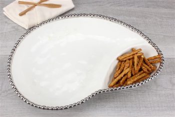 Pampa Bay Salerno 2 Section Serving Piece 13 × 9 × 2 in
