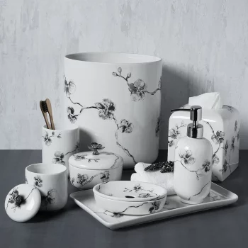 Michael Aram Black Orchid Bath Collection Toothbrush Holder - Image 4