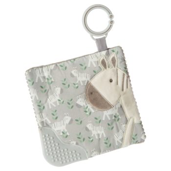 Mary Meyer Afrique Zebra Crinkle Teether – 6×6″