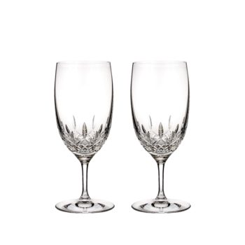 Waterford Lismore Essence Iced Beverage, Pair 19 oz