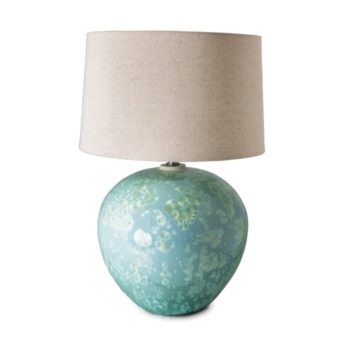 Simon Pearce Hampton Lamp - Jade Crystalline
