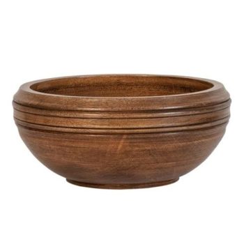 Juliska Bilbao Wood Serving Bowl 12"D x 6"H