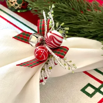 Bodrum Jingle Bells Napkin Ring