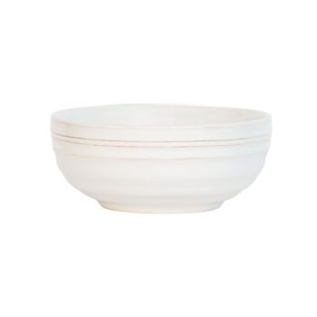 Juliska Bilbao Whitewash Cereal, Ice Cream Bowl 6.5"D x 3"H