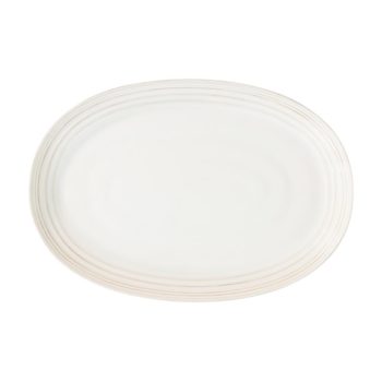 Juliska Bilbao Whitewash Platter 17"L x 11.5"W