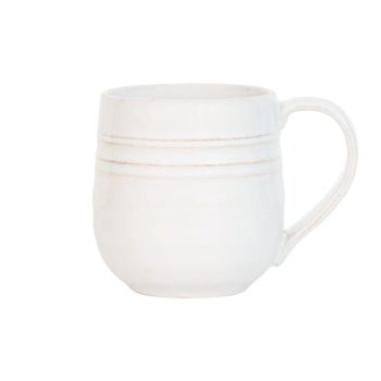 Juliska Bilbao Whitewash Cofftea Cup 11 oz