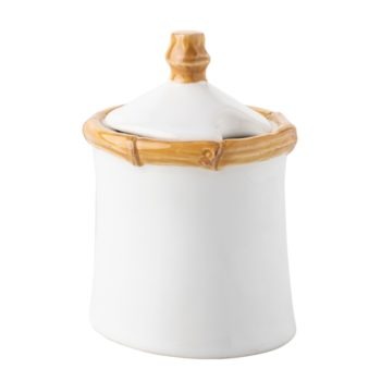 Juliska Bamboo Lidded Sugar Bowl 9.0 oz