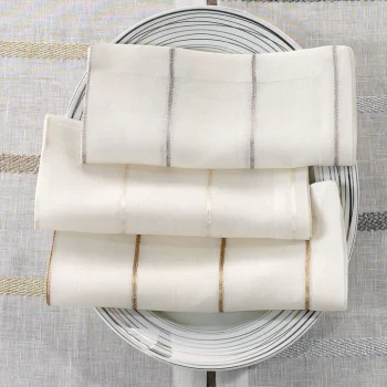 Bodrum Metallic Thread Napkins