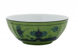 Ginori 1735 Oriente Italiano Malachite Small Serving Bowl 6.5"D Soup, Stew, Gumbo, Ice Cream