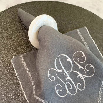 Bodrum Shell Disk Napkin Ring