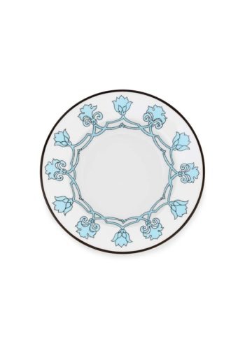 Pinto Paris Jaipur Soup Plate Aqua 8.66"D