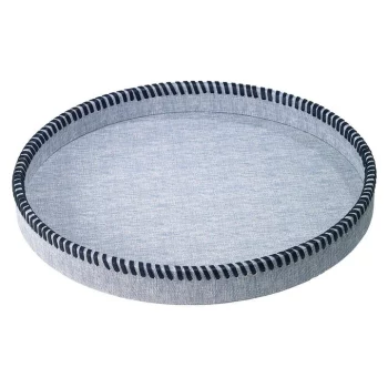Bodrum Whipstitch Round Trays