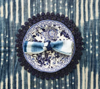 Kim Seybert Round Bamboo Placemats - Image 3