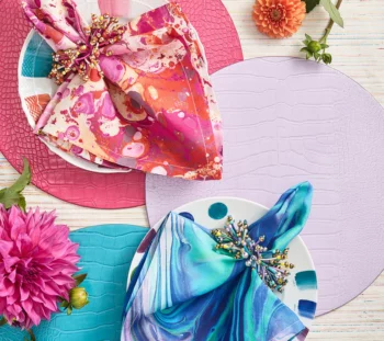 Kim Seybert Croco Placemats - Set of 4 - Image 4