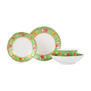 Vietri Melamine Campagna Gallina Four-Piece Setting