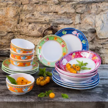 Vietri Melamine Campagna Uccello Cereal Bowl - Image 2