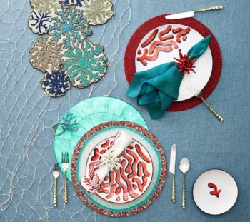 Kim Seybert Reef Napkins - Set of 4 - Image 2