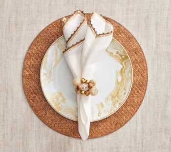 Kim Seybert Java Napkin Rings - Set of 4 - Image 3