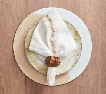 Kim Seybert Twist Napkin Ring - Set of 4 - Image 2