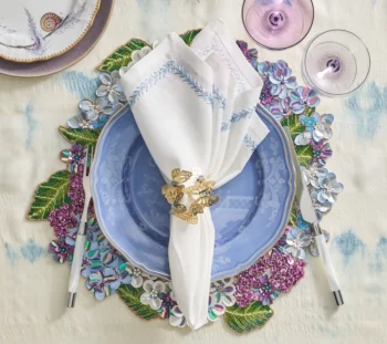 Kim Seybert Jardin Napkins - Set of 4 - Image 4