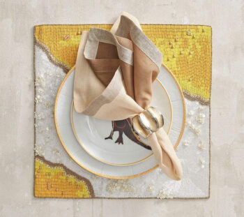 Kim Seybert Desert Napkin Ring - Set of 4 - Image 3
