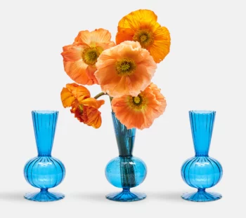 Kim Seybert Tess Bud Vases - Set of 3