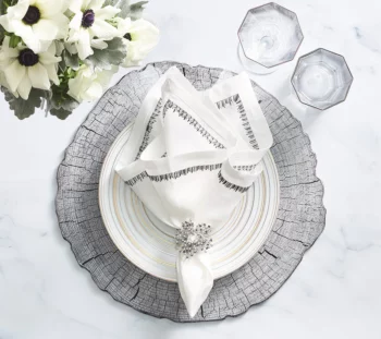 Kim Seybert Filament Napkins - Set of 4 - Image 2