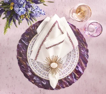 Kim Seybert Filament Napkins - Set of 4 - Image 3