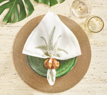 Kim Seybert Palm Coast Napkins - Set of 4