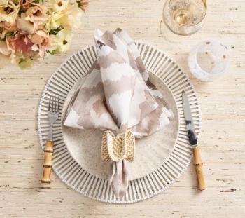 Kim Seybert Ruffle Napkin Ring - Set of 4 - Image 3