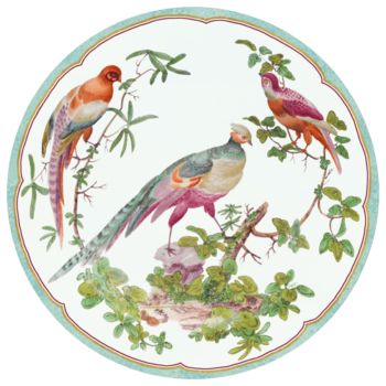 Caspari Chelsea Birds Placemat Die Cut Set/4
