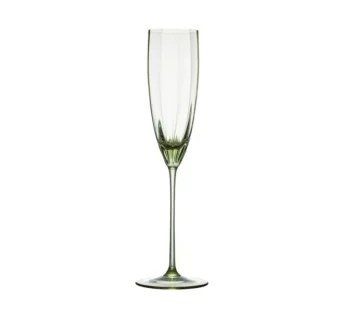 Kim Seybert Luna Flute in Green - Set of 4