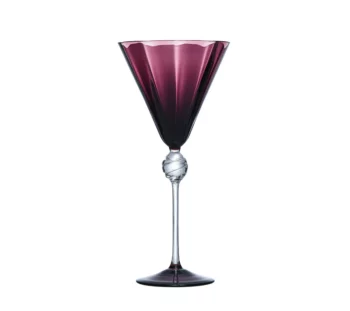 Kim Seybert Daphne Wine Glass in Amethyst - Set of 4
