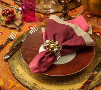 Kim Seybert Bauble Napkin Rings - Set of 4