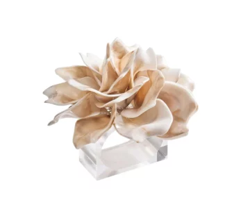 Kim Seybert Dahlia Napkin Ring - Set of 4