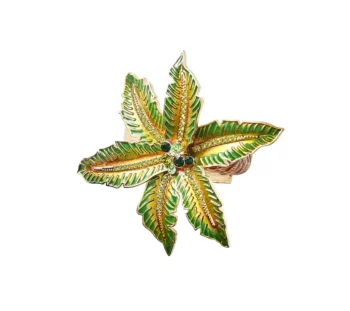 Kim Seybert Palm Coast Napkin Ring - Set of 4 in Gift Box - Image 2